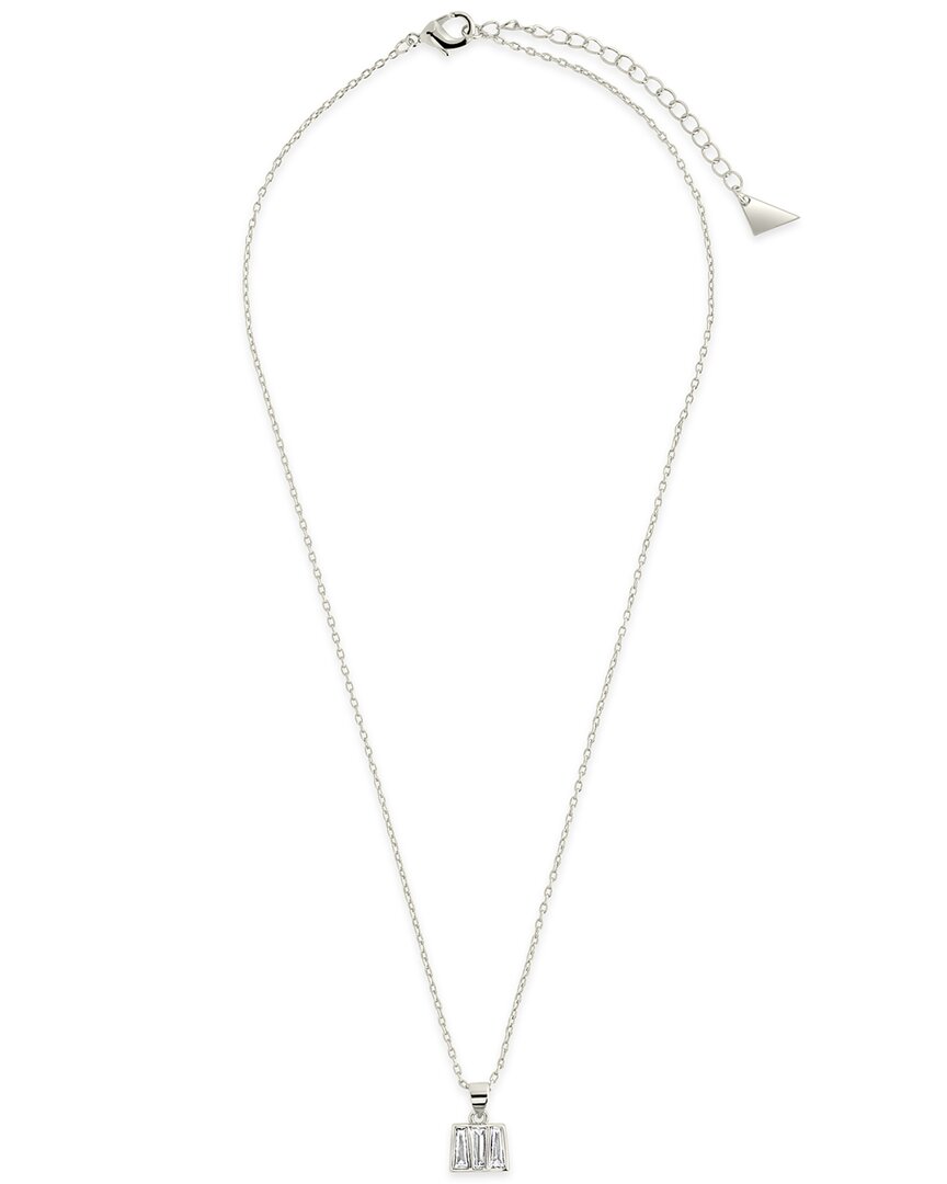 Sterling Forever Cz Colsie Pendant Necklace