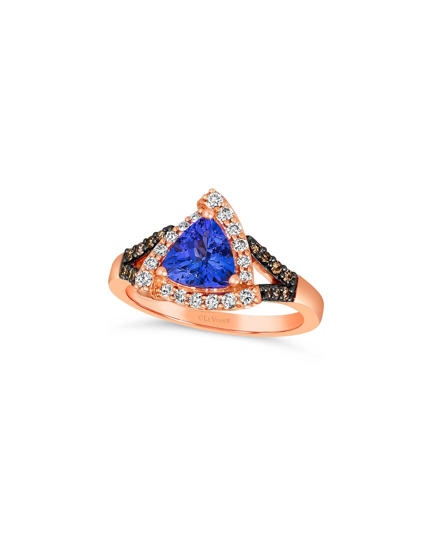 Le Vian ® 14k Rose Gold 1.38 Ct. Tw. Diamond & Tanzanite Ring