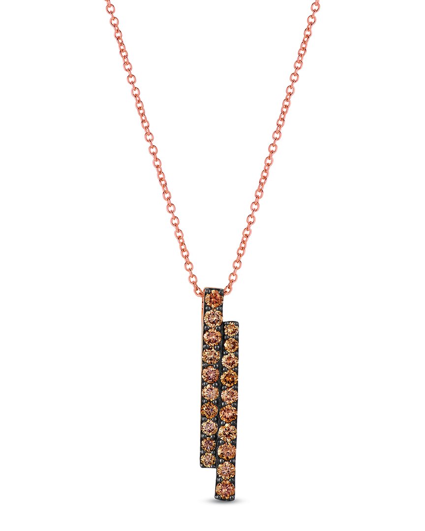 Le Vian ® 14k Rose Gold 0.77 Ct. Tw. Diamond Pendant Necklace