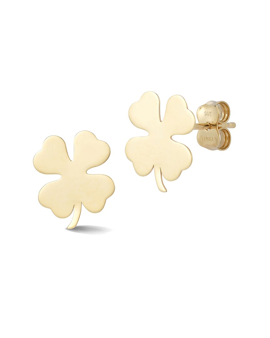 Ember Fine Jewelry 14k Clover Studs
