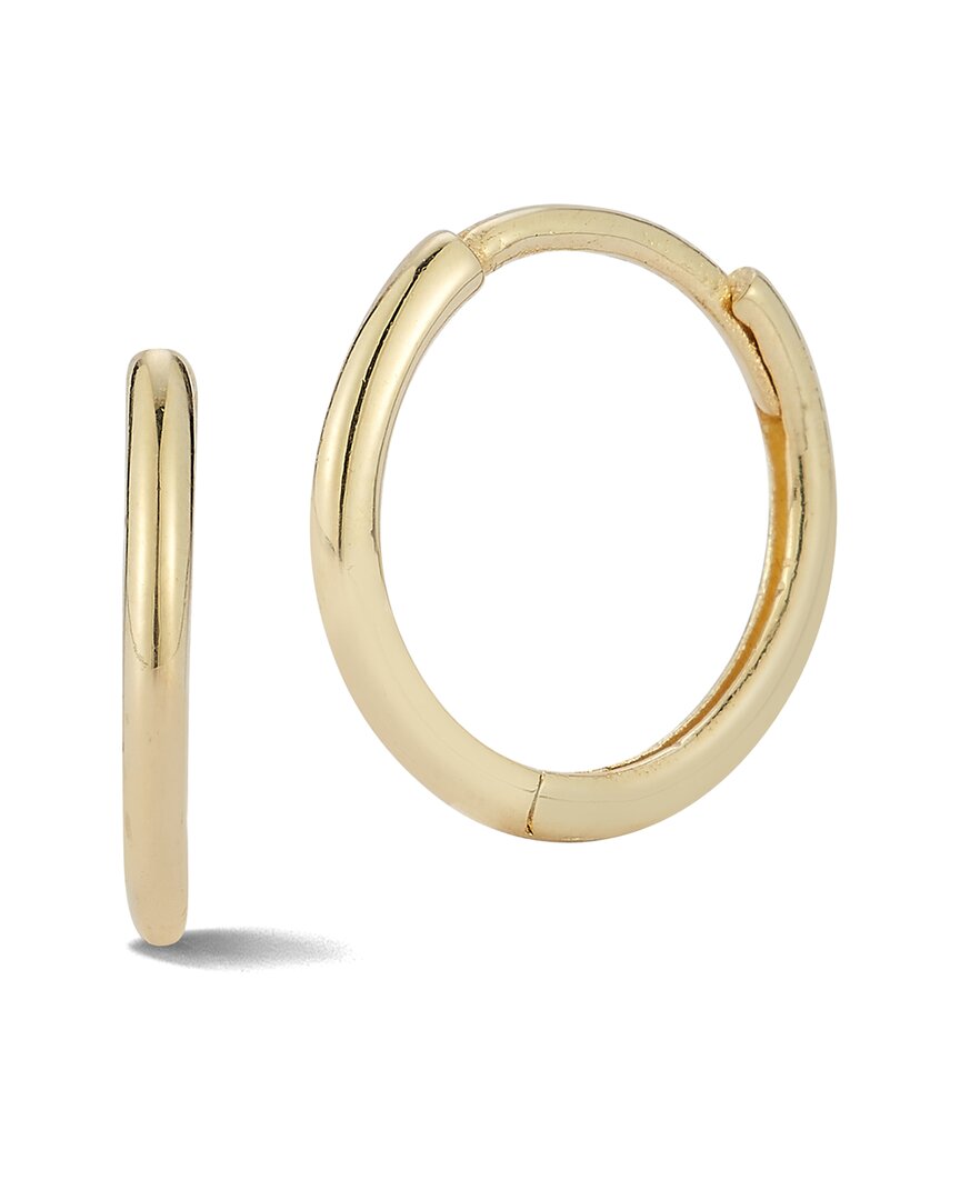 Ember Fine Jewelry 14k Polished Huggie Earrings In Gold