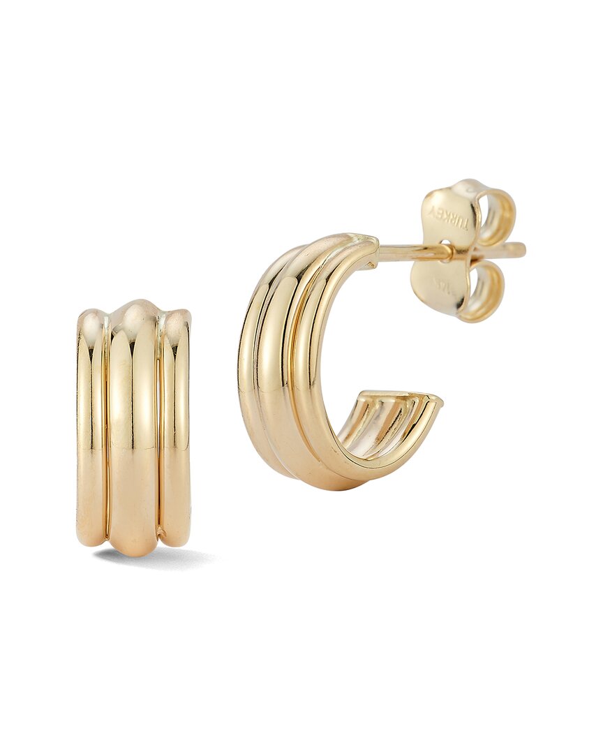 Ember Fine Jewelry 14k Huggie Earrings In Gold