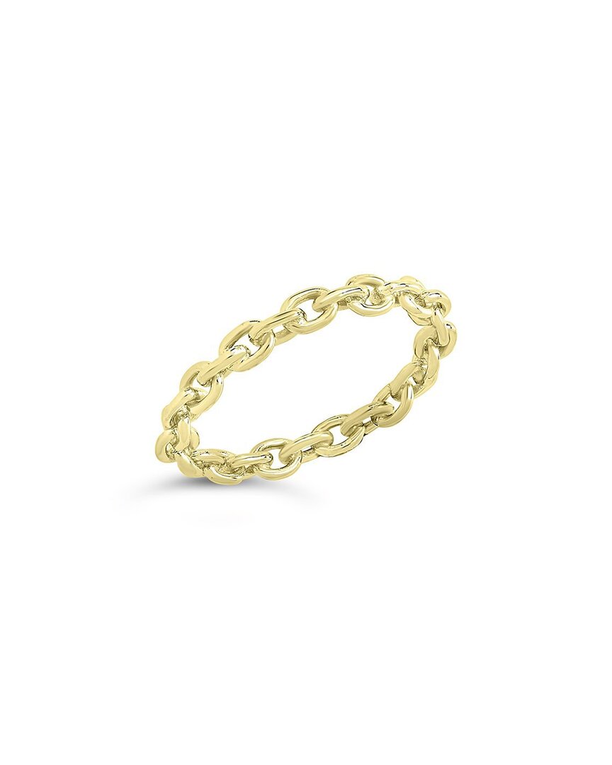 Shop Sterling Forever 14k Over Silver Continuous Chain Link Ring