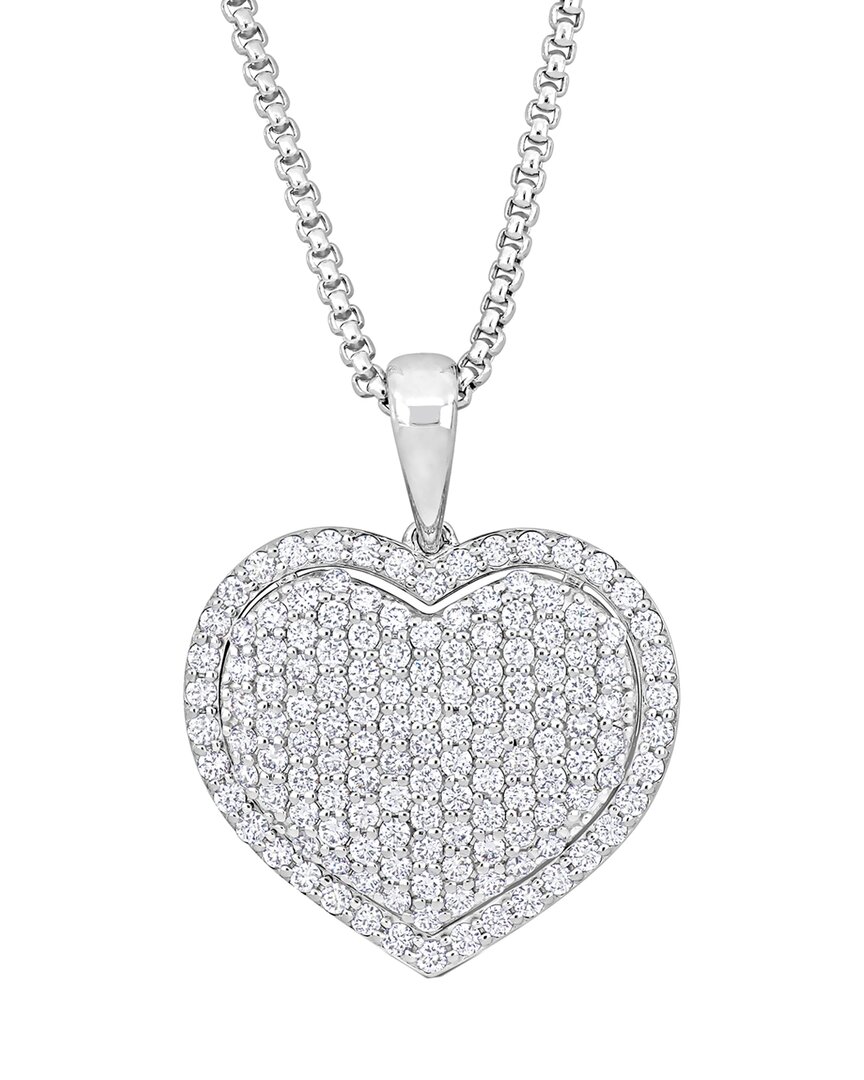 Rina Limor 14k 1.67 Ct. Tw. Diamond Heart Pendant