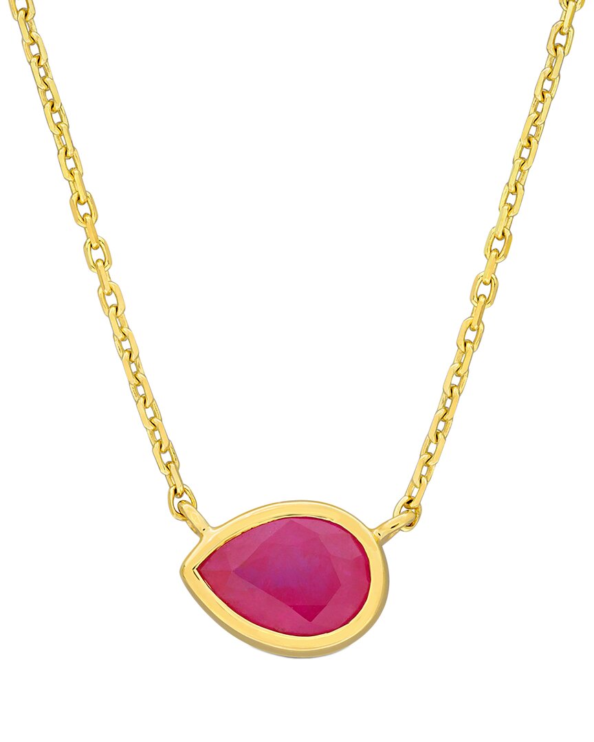 Rina Limor 10k 0.72 Ct. Tw. Ruby Necklace