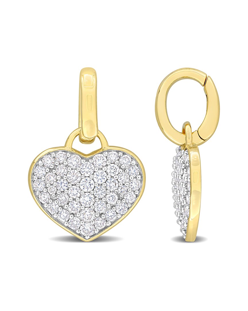 Rina Limor 14k 0.63 Ct. Tw. Diamond Heart Pendant