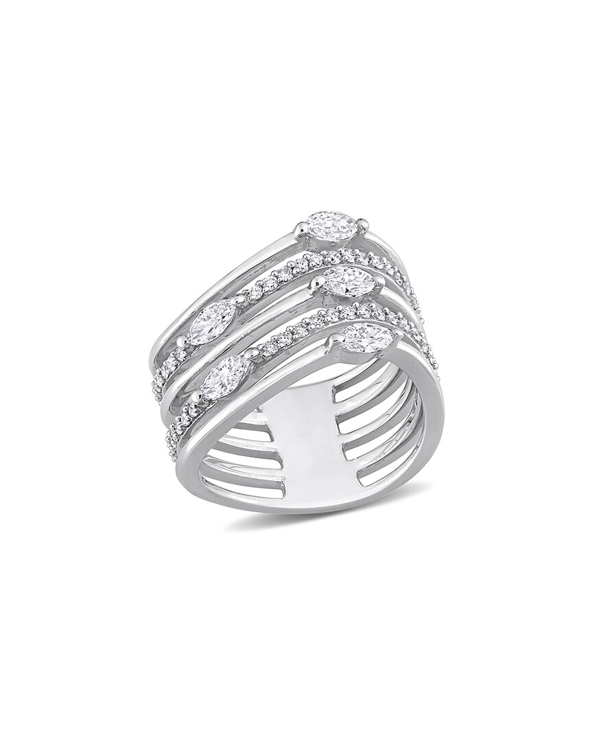 Rina Limor 14k 0.98 Ct. Tw. Diamond Cocktail Ring In Metallic