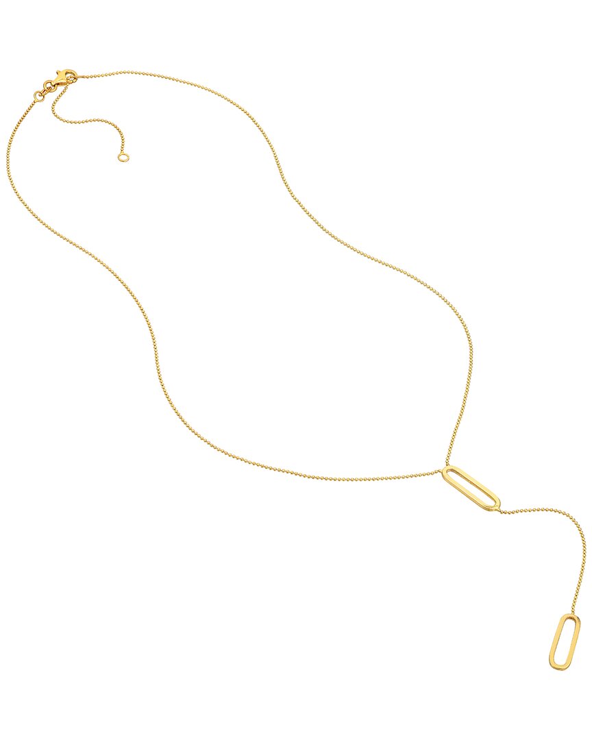 PURE GOLD PURE GOLD 14K PAPERCLIP NECKLACE