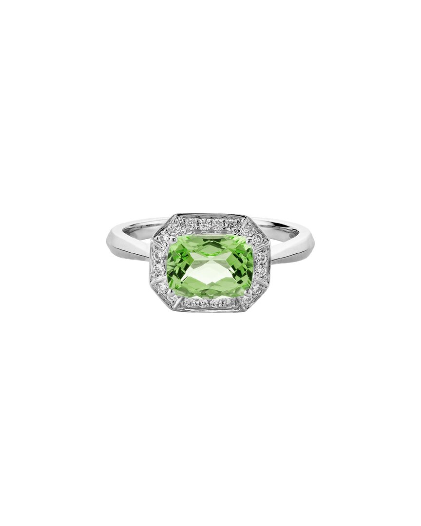 Diamond Select Cuts 14k Diamond .14 Ct. & 1.58 Ct Peridot Ring