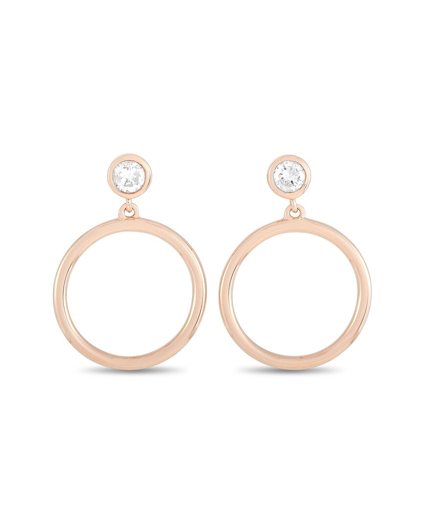 Diamond Select Cuts 14k Rose Gold 0.31 Ct. Tw. Diamond Earring