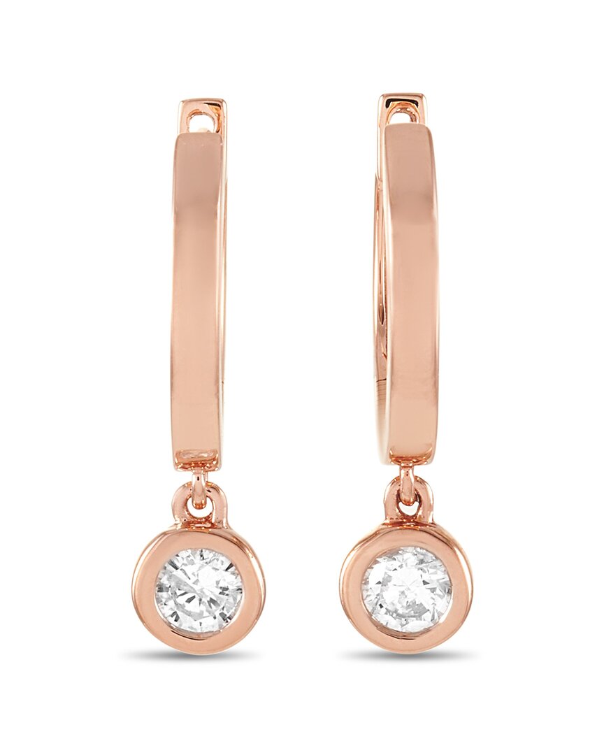 Diamond Select Cuts 14k Rose Gold 0.25 Ct. Tw. Diamond Earring