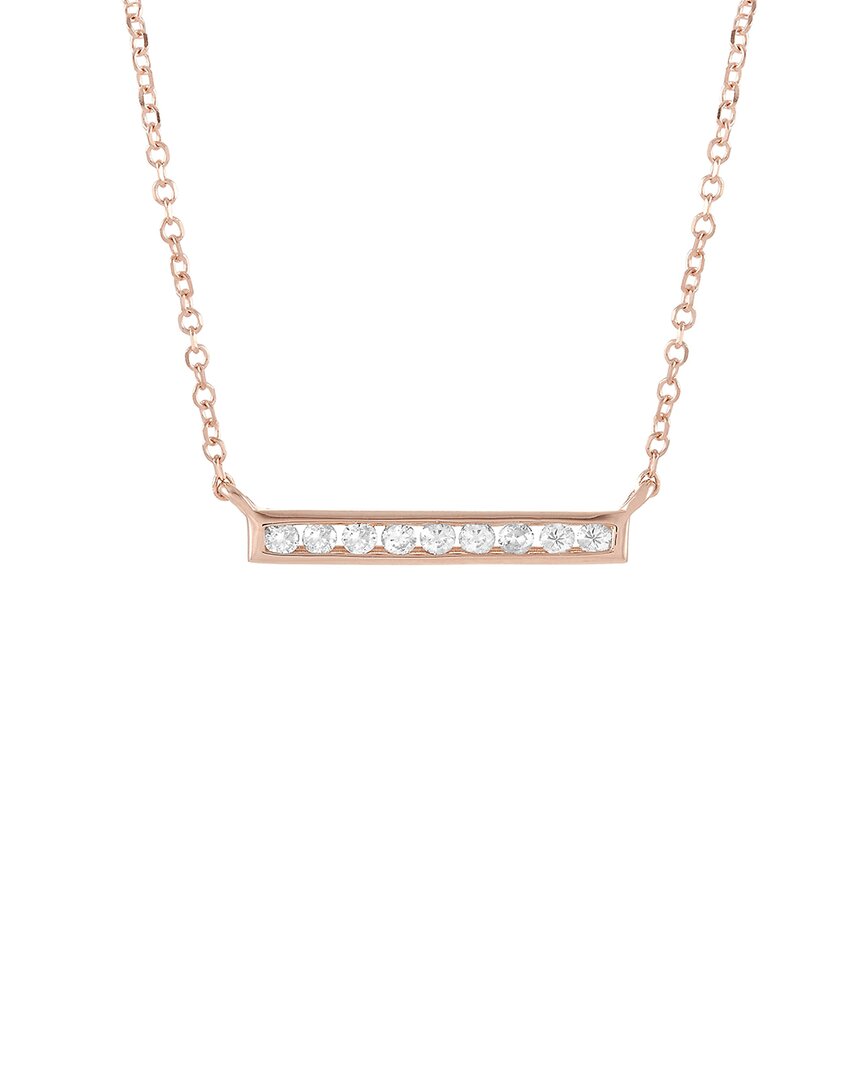 Diamond Select Cuts 14k Rose Gold Diamond Necklace