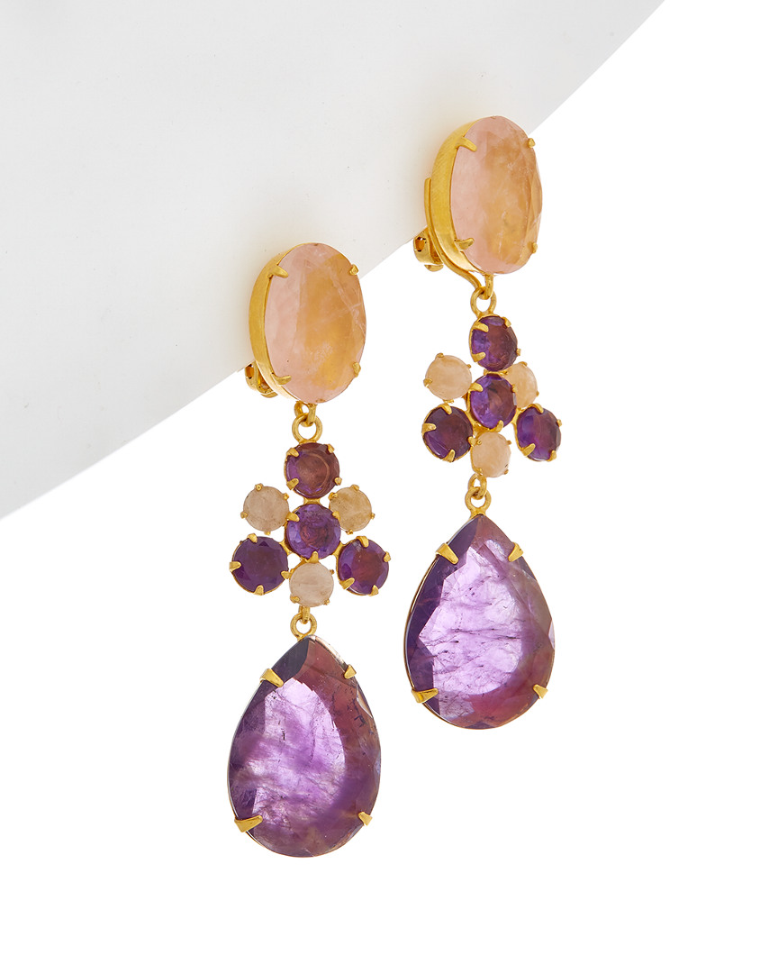 Bounkit 14k Plated Rose Quartz Drop Earrings 400985721264 Ebay Bounkit 14k Plated Rose Quartz Drop Earrings