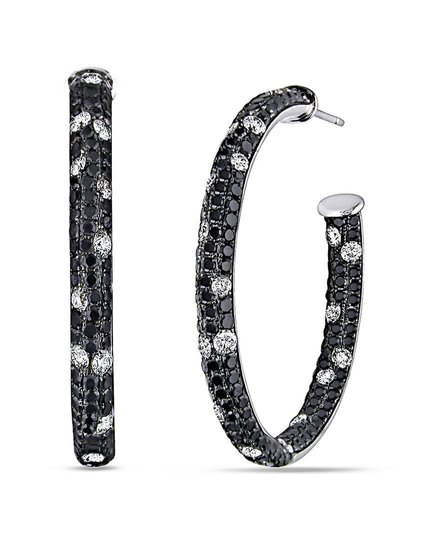 Rina Limor 14k 4.25 Ct. Tw. Diamond Inside-out Hoops