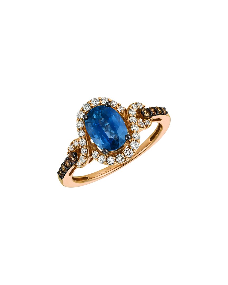 Le Vian ® Chocolatier 14k Strawberry Gold 1.84 Ct. Tw. Diamond & Sapphire Ring
