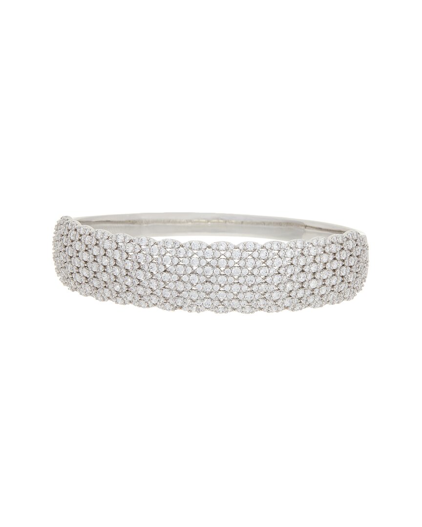 Juvell 18k Plated Cz Bangle Bracelet