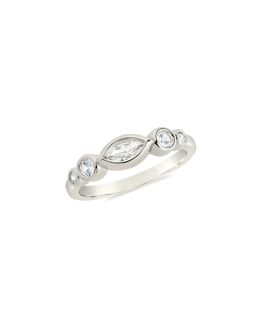 Sterling Forever Mylena Cz Band Ring