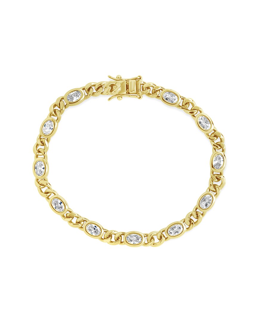 Sterling Forever 14k Plated Cassie Tennis Bracelet