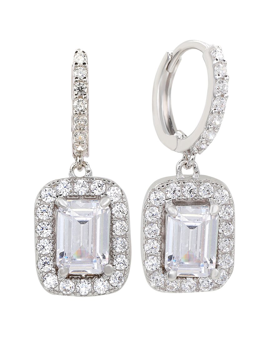Shop Suzy Levian Cz Jewelry Suzy Levian Silver Cz Dangle Earring