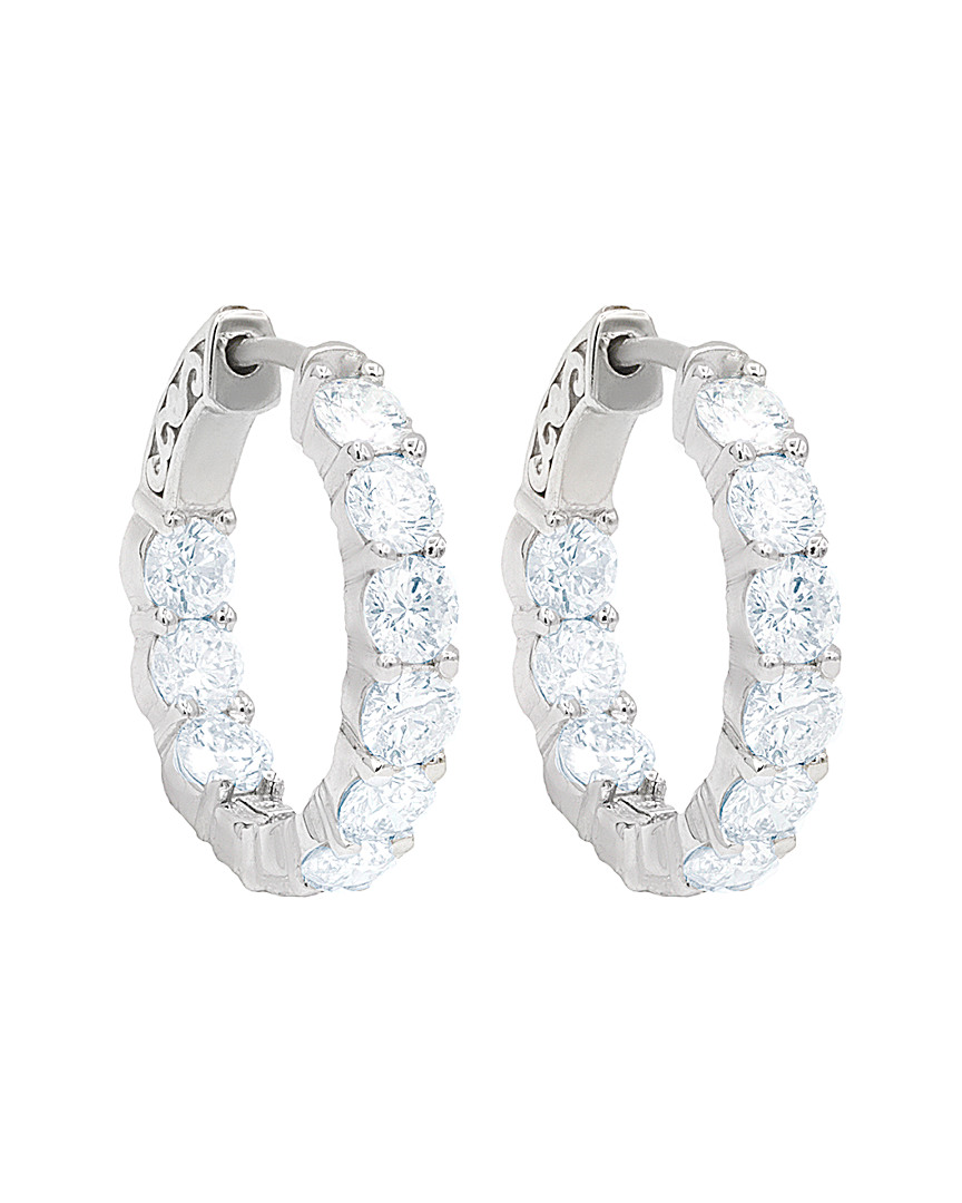 Diana M. Fine Jewelry 18K 5.35 ct. tw. Diamond Hoops