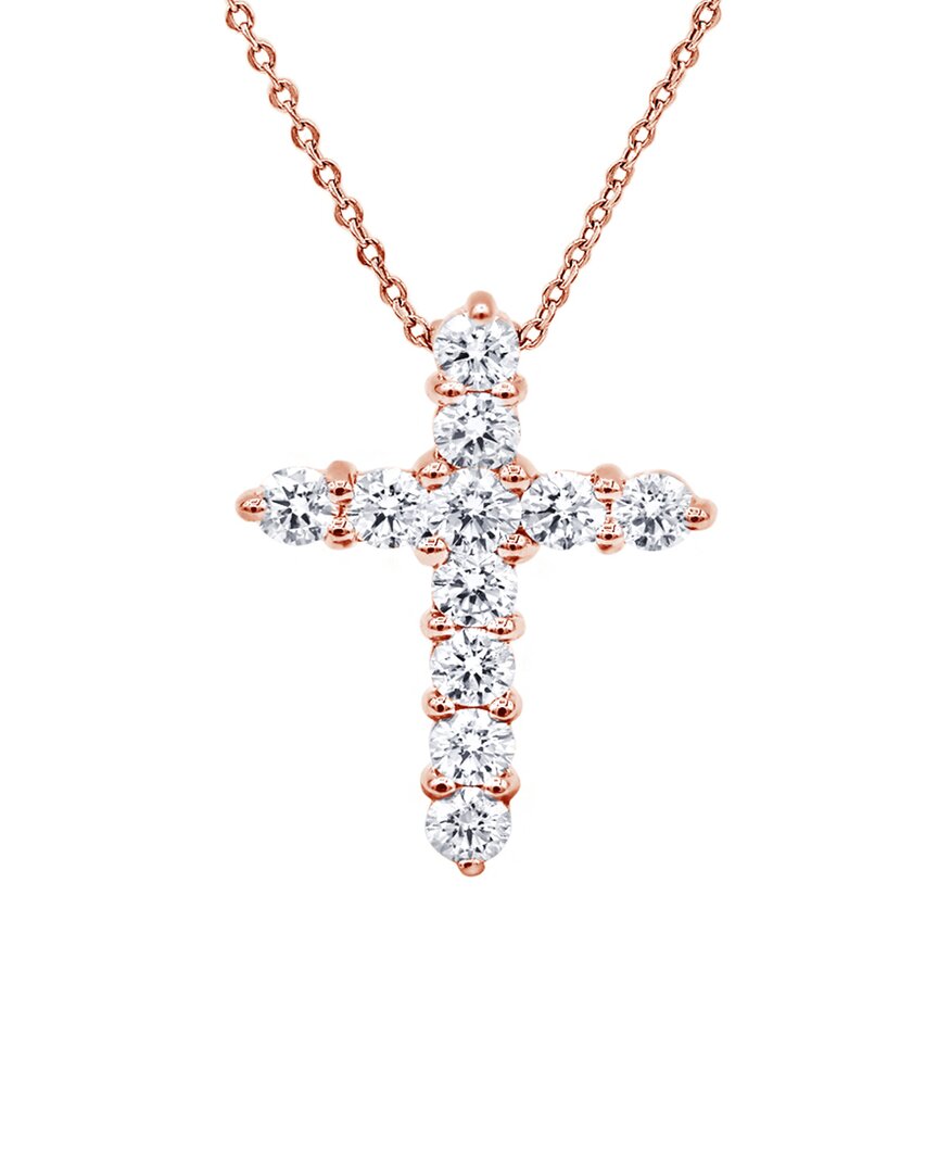 Diana M. Fine Jewelry 18K Rose Gold 0.70 ct. tw. Diamond Pendant Necklace