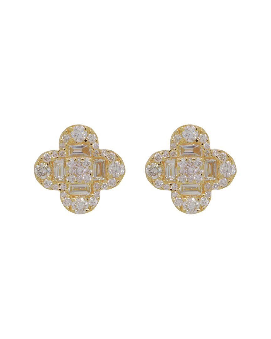Diana M. Fine Jewelry 14k 1.30 Ct. Tw. Diamond Earrings
