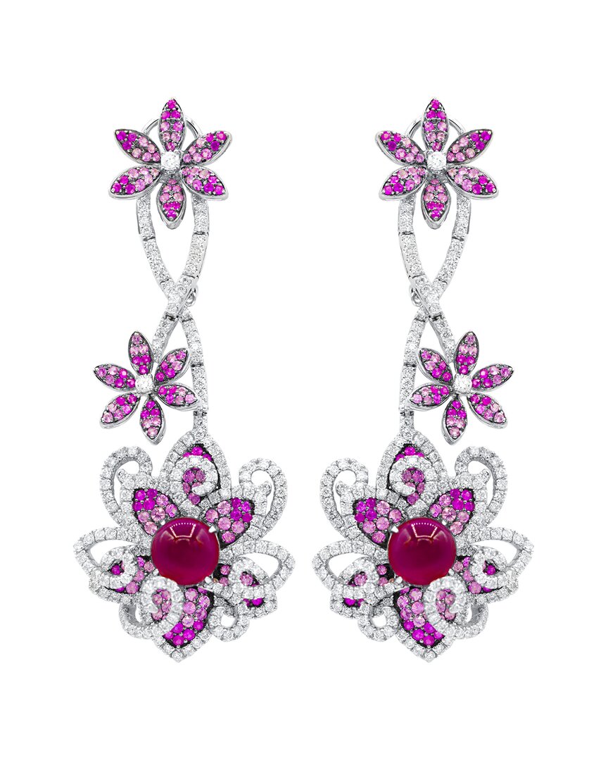Diana M. Fine Jewelry 18K White Gold 5.57 ct. tw. Diamond Earrings