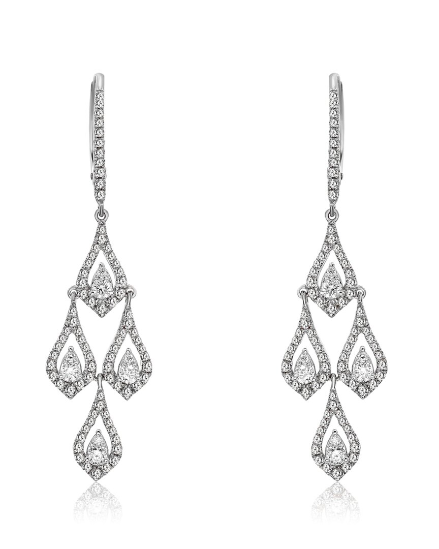 Diana M. Fine Jewelry 14K White Gold 0.88 ct. tw. Diamond Earrings