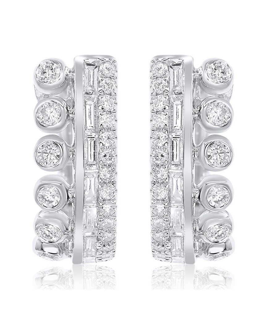 Diana M. Fine Jewelry 14K White Gold 0.63 ct. tw. Diamond Earrings