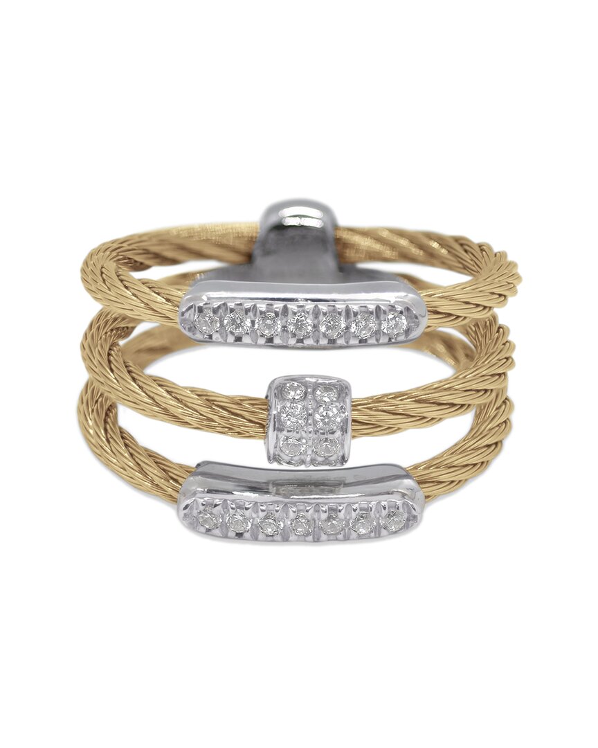 Alor Classique 18k 0.18 Ct. Tw. Diamond Ring In Gold