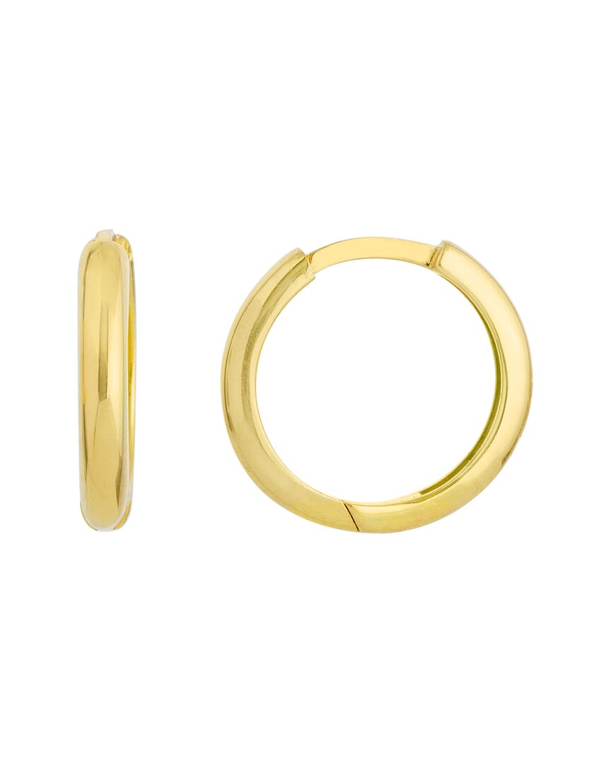 Pure Gold 14k Medium Huggie Earrings