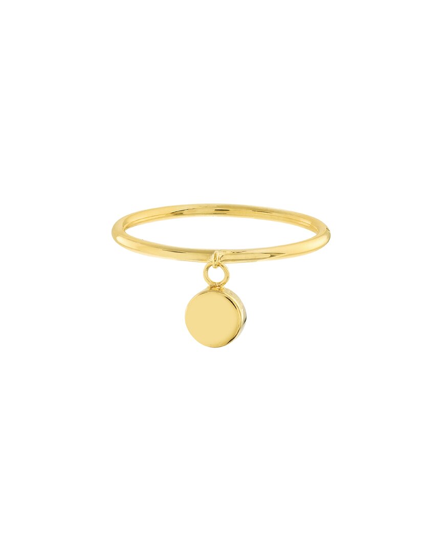 Pure Gold 14k Disc Ring