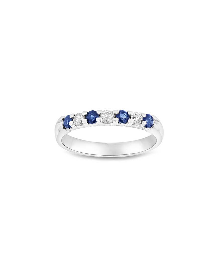 Diana M. Fine Jewelry 14K 0.54 ct. tw. Diamond & Sapphire Ring