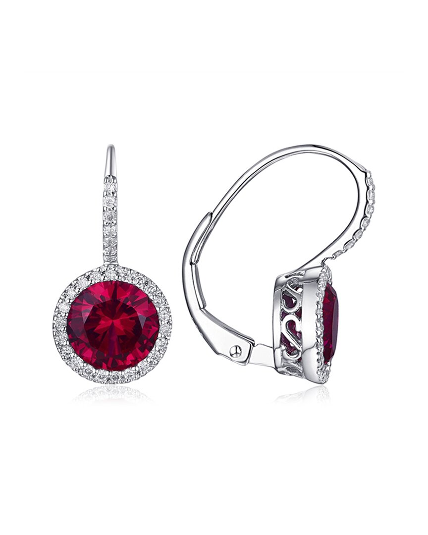 Diana M. Fine Jewelry 14K 3.48 ct. tw. Diamond & Ruby Corundum Earrings