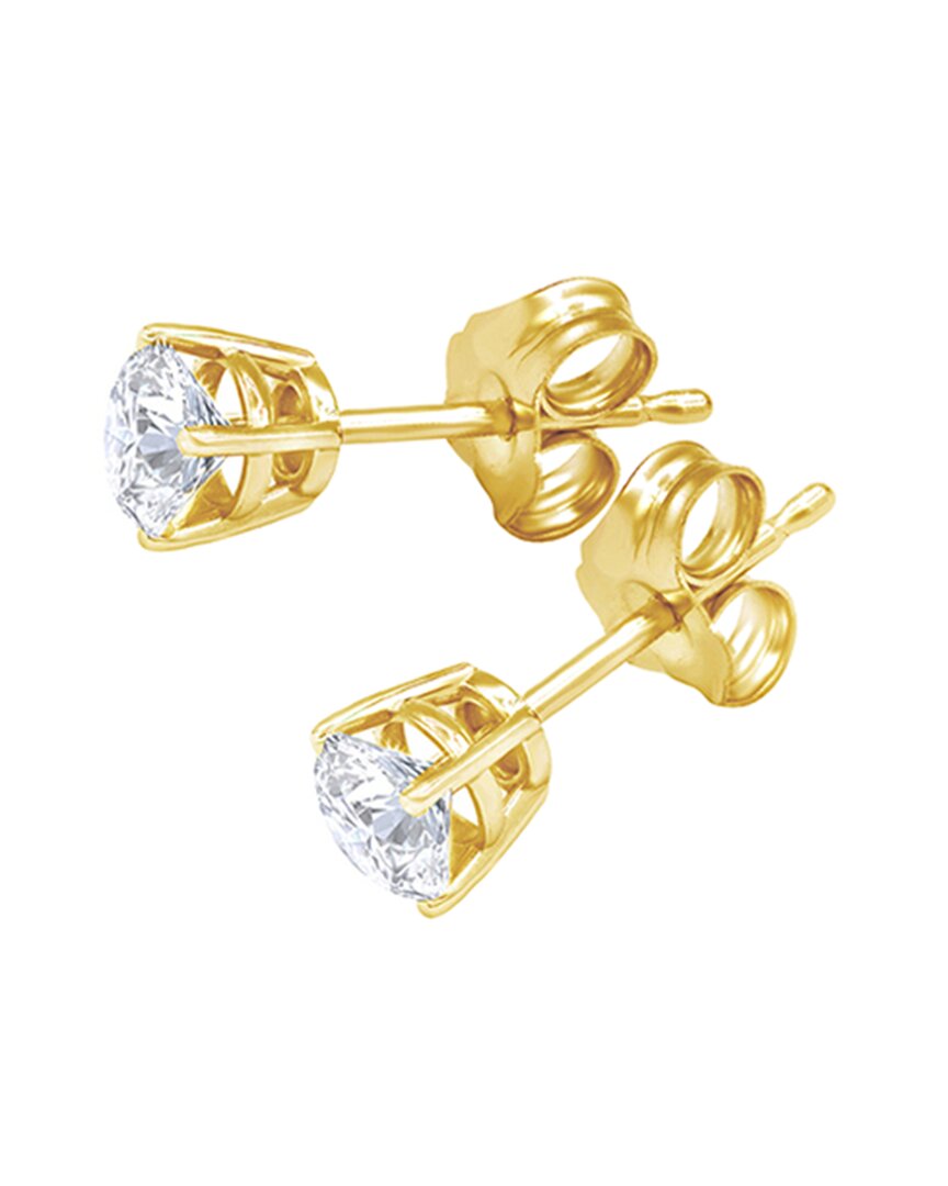 Diana M. Fine Jewelry 14k 1.50 Ct. Tw. Diamond Studs In Gold