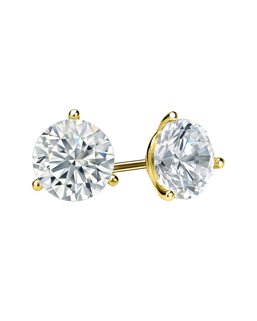 Diana M. Fine Jewelry 14k 3.00 Ct. Tw. Diamond Studs In Gold