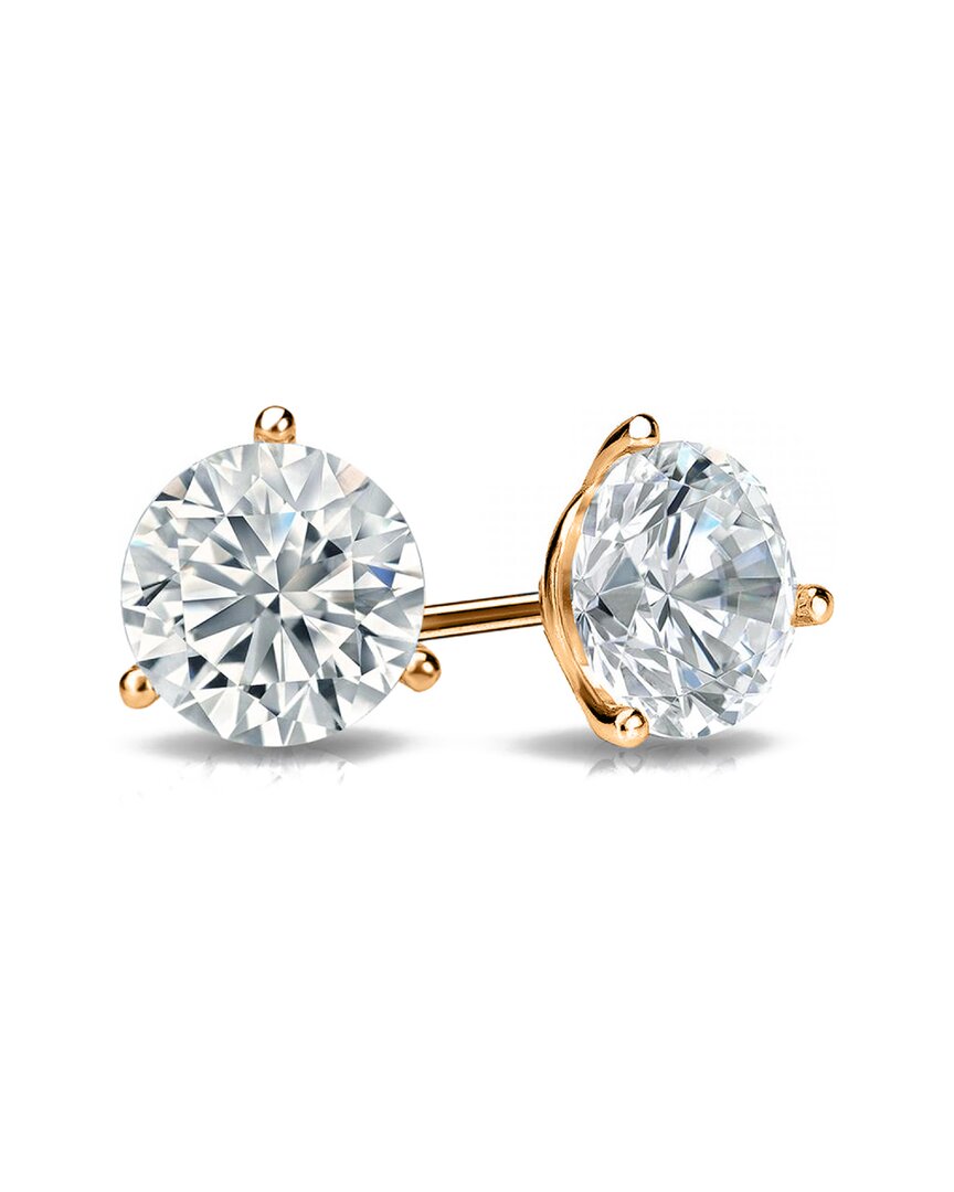 Diana M. Fine Jewelry 14K Rose Gold 3.00 ct. tw. Diamond Studs