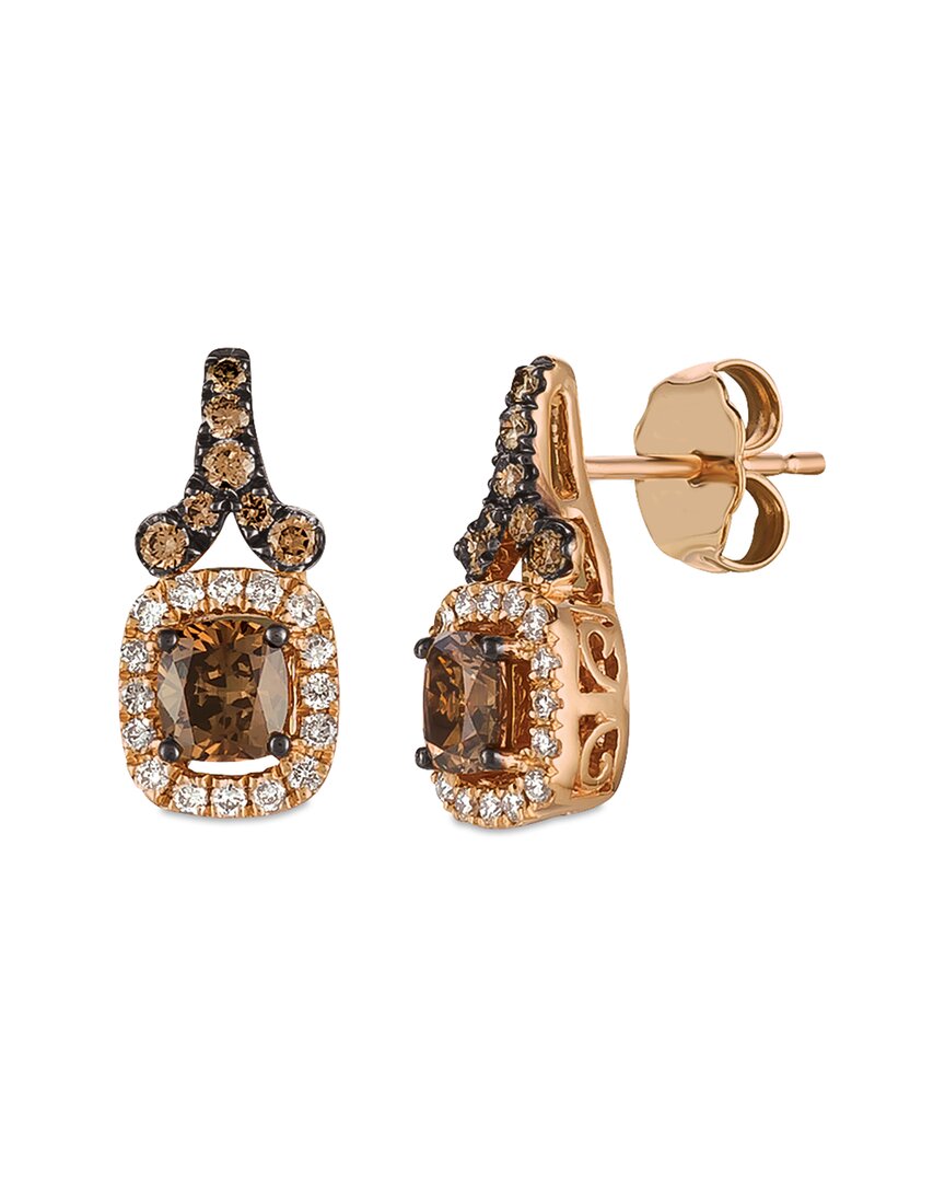 Le Vian ® Chocolate Diamonds® 14k Rose Gold 0.77 Ct. Tw. Diamond Dangle Earrings