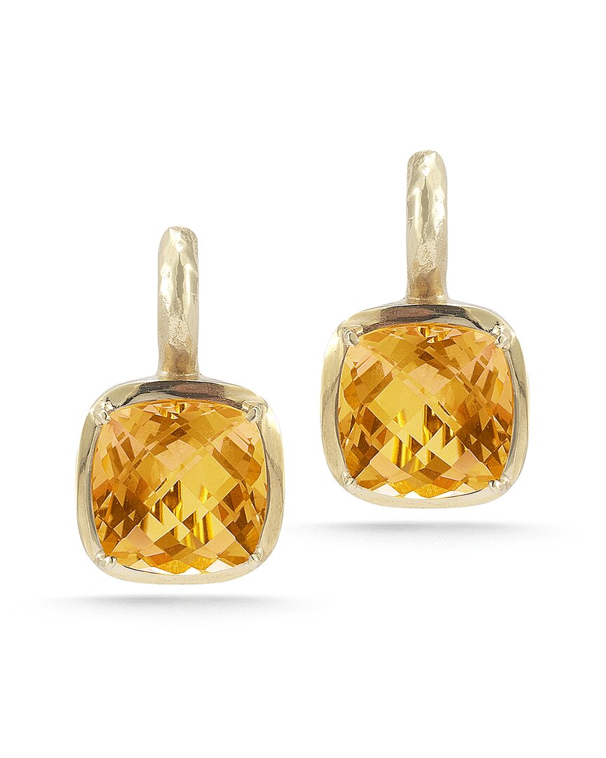 I. Reiss 14k 7.00 Ct. Tw. Citrine Earrings