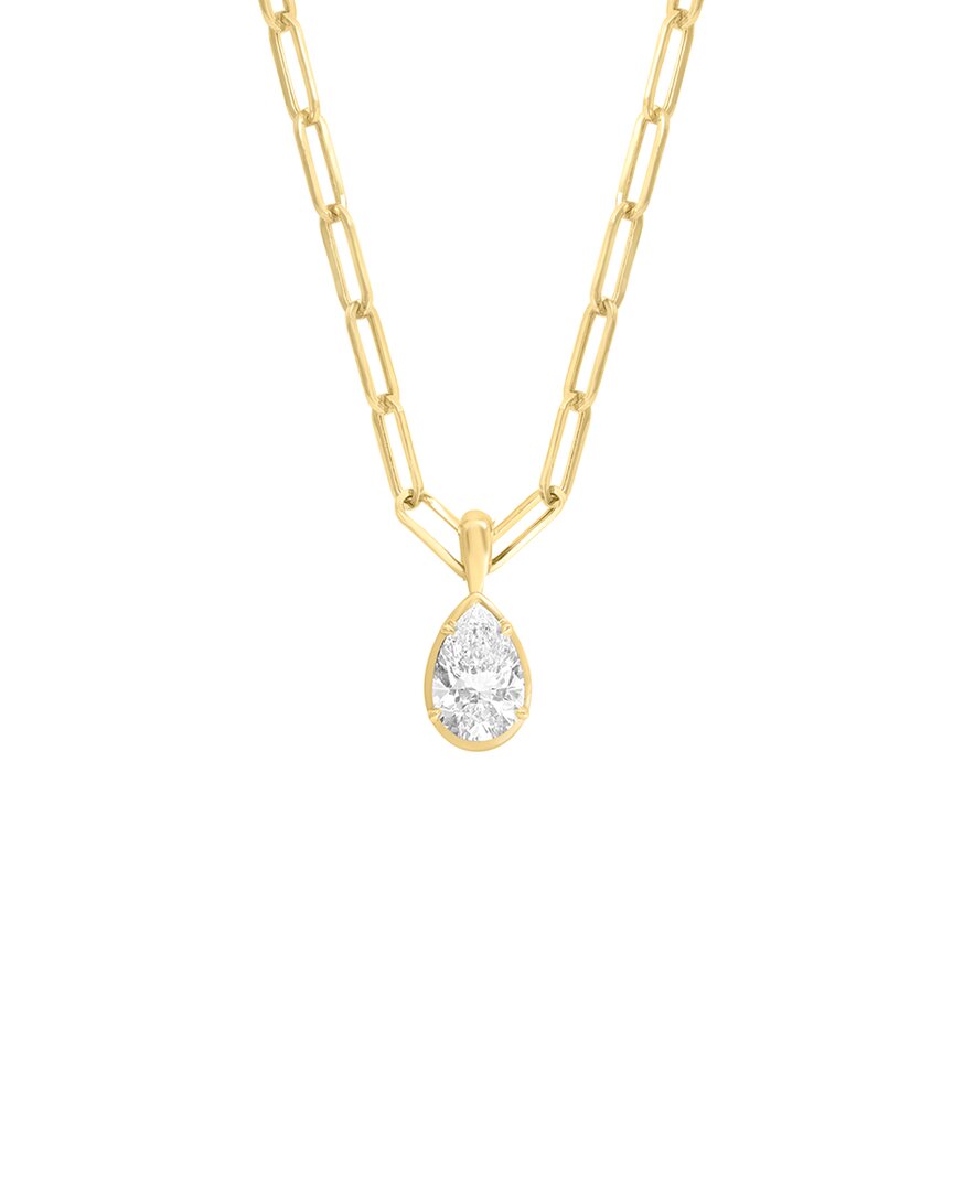 Effy Fine Jewelry Gold Over Silver 1.96 Ct. Tw. Lab-grown Diamond Necklace