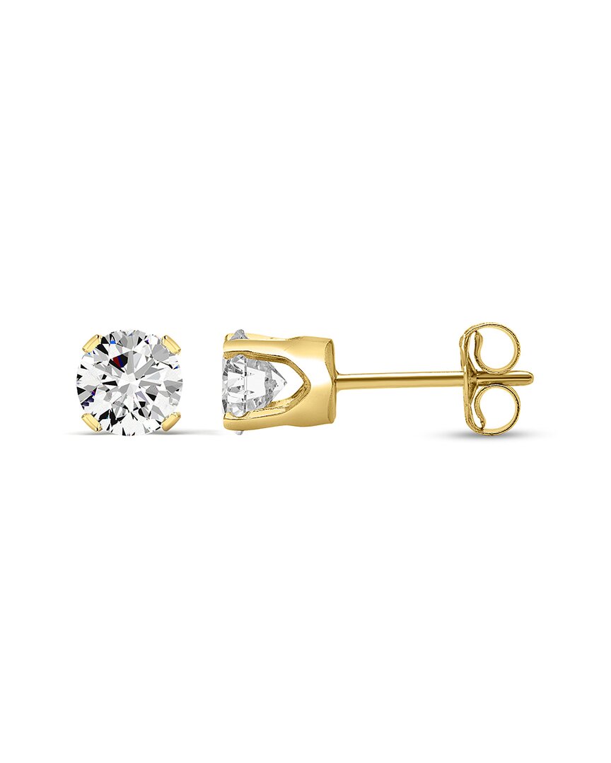 Jaclyn Smith 1.00 Ct. Tw. Lab-grown Moissanite Earrings In Gold