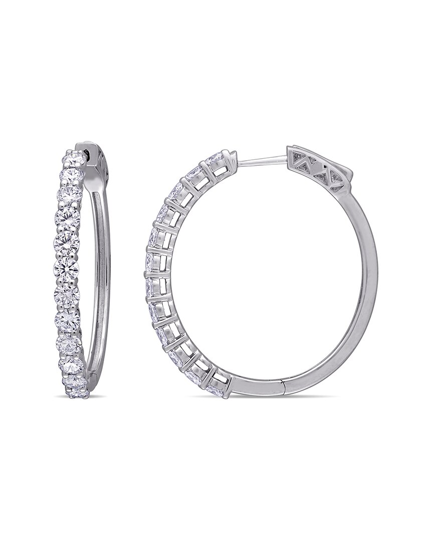 Lab Grown Diamonds 14k 2.40 Ct. Tw. Lab Grown Diamond Hoops In White