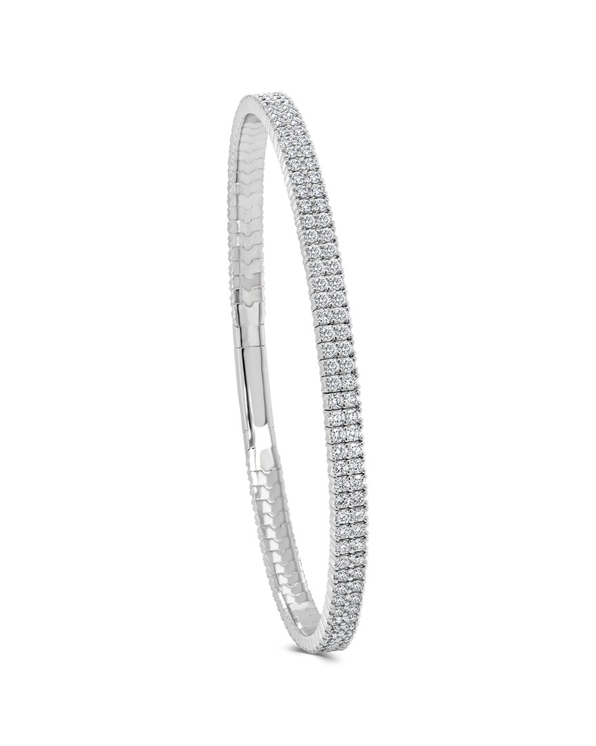 Sabrina Designs 14k 3.45 Ct. Tw. Diamond Double Row Bangle Bracelet