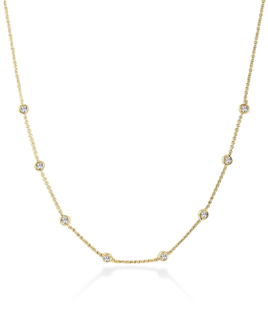 Shop Sabrina Designs 14k 0.60 Ct. Tw. Diamond By The Yard Necklace