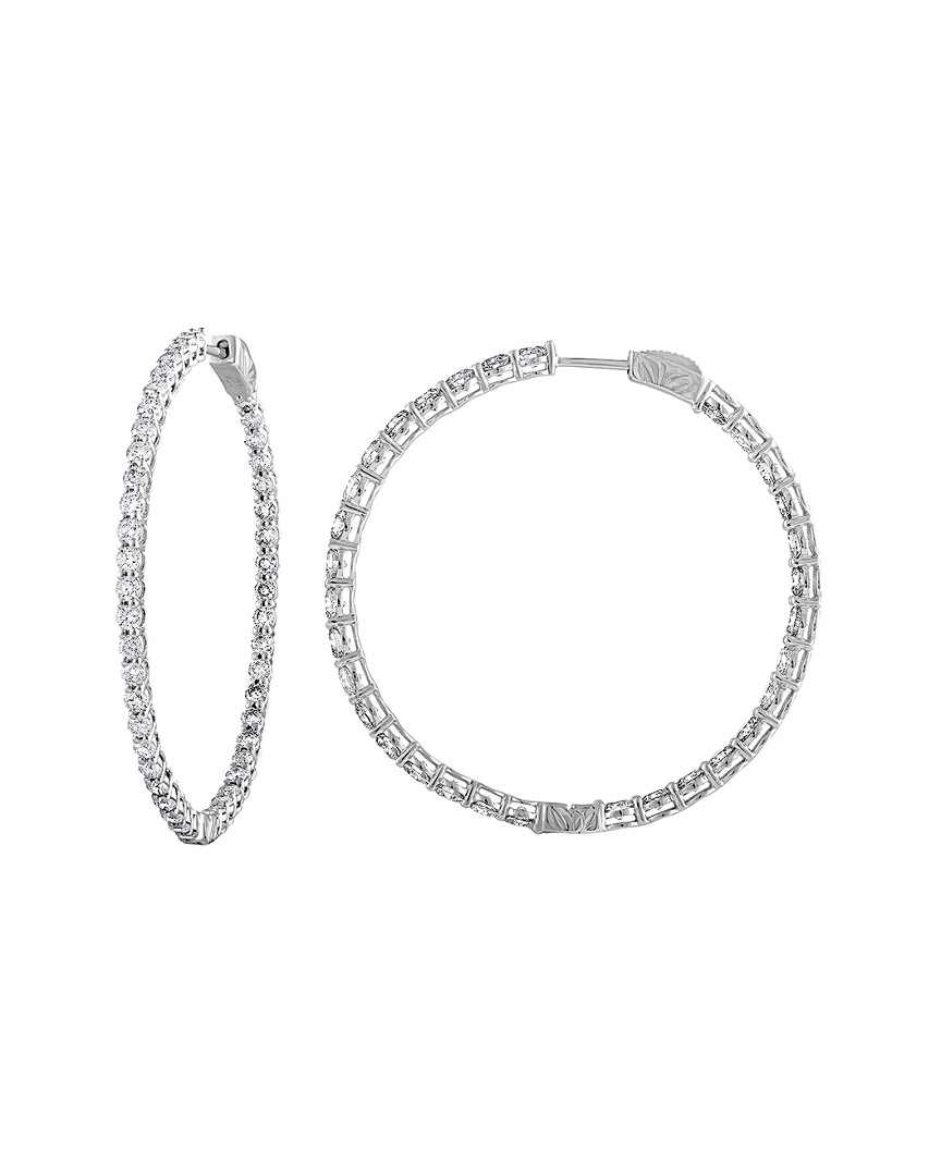 Diana M. Fine Jewelry 18K 2.50 ct. tw. Diamond Hoops