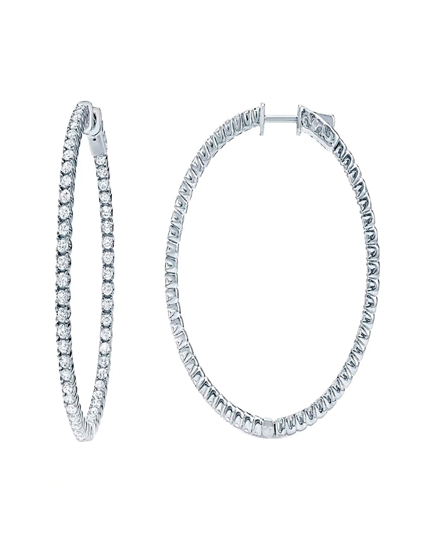 Diana M. Fine Jewelry 18k 1.60 Ct. Tw. Diamond Hoops