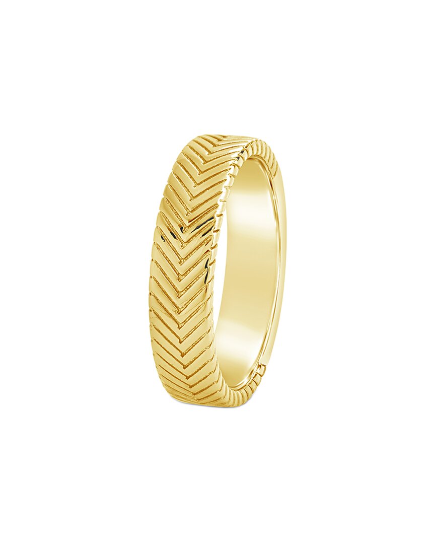 Sterling Forever Jeanne Chevron Ring