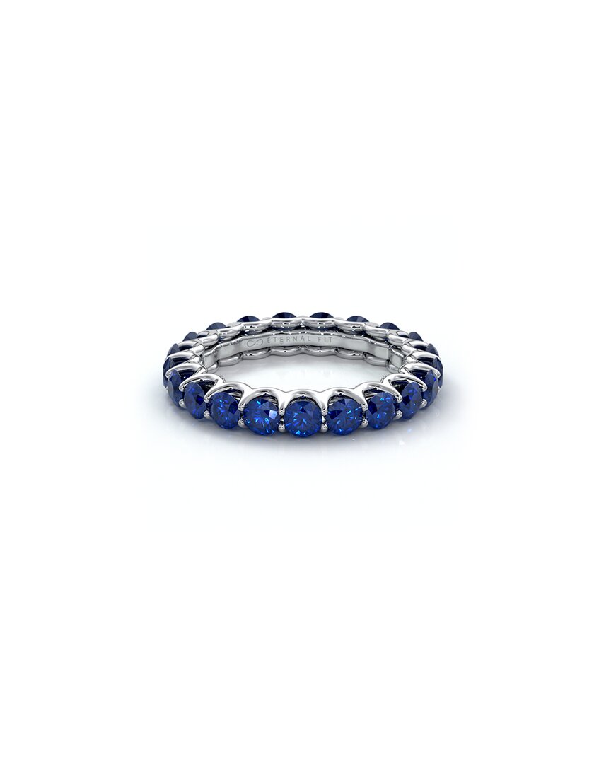 Shop The Eternal Fit 14k 3.10 Ct. Tw. Sapphire Eternity Ring