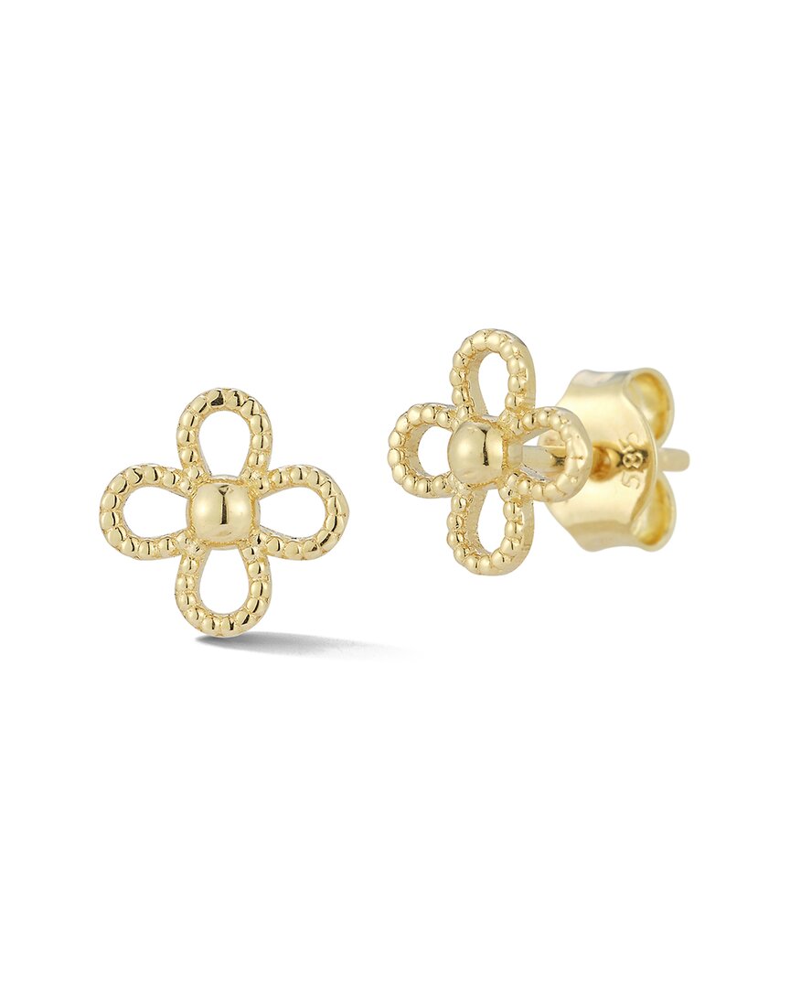 Ember Fine Jewelry 14k Clover Studs
