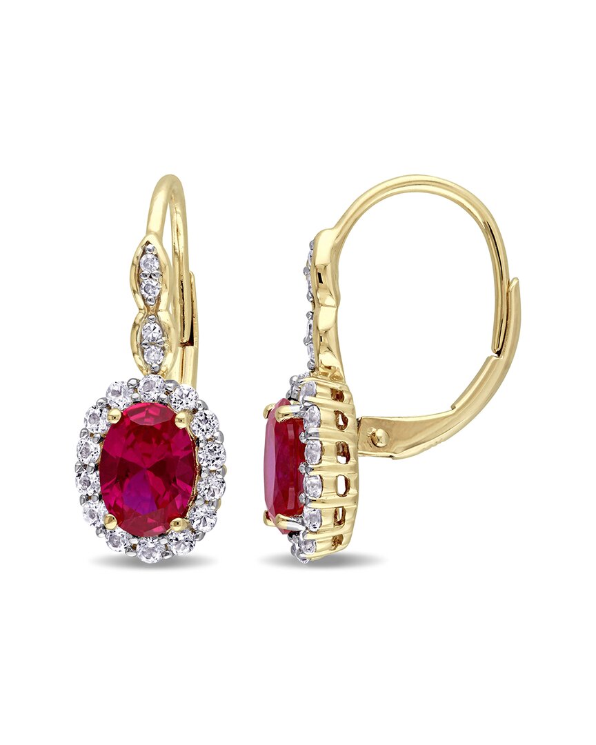Rina Limor 14k 3.42 Ct. Tw. Diamond & Gemstone Earrings